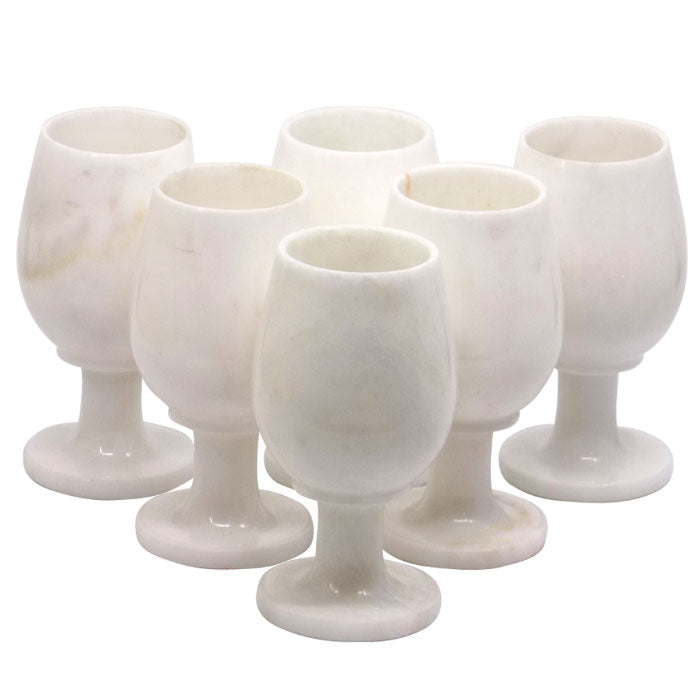 Glass Set - Ziarat White
