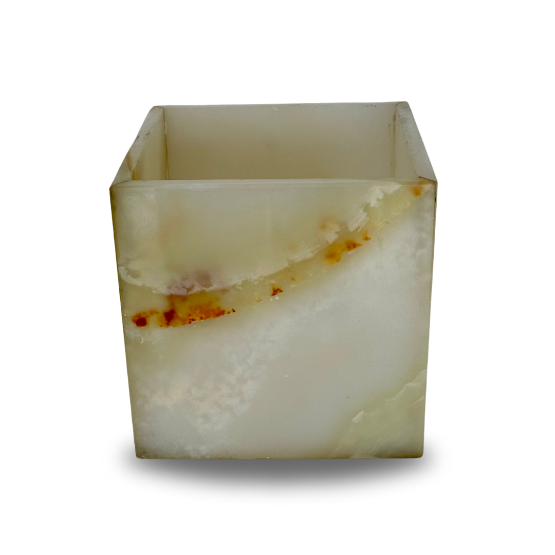 Natural Marble Waste Bin