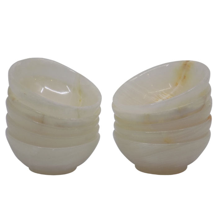 Marble Bowl Set - 10 Pieces