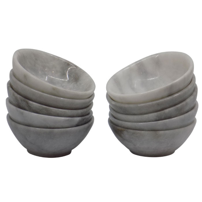 Marble Bowl Set - 10 Pieces