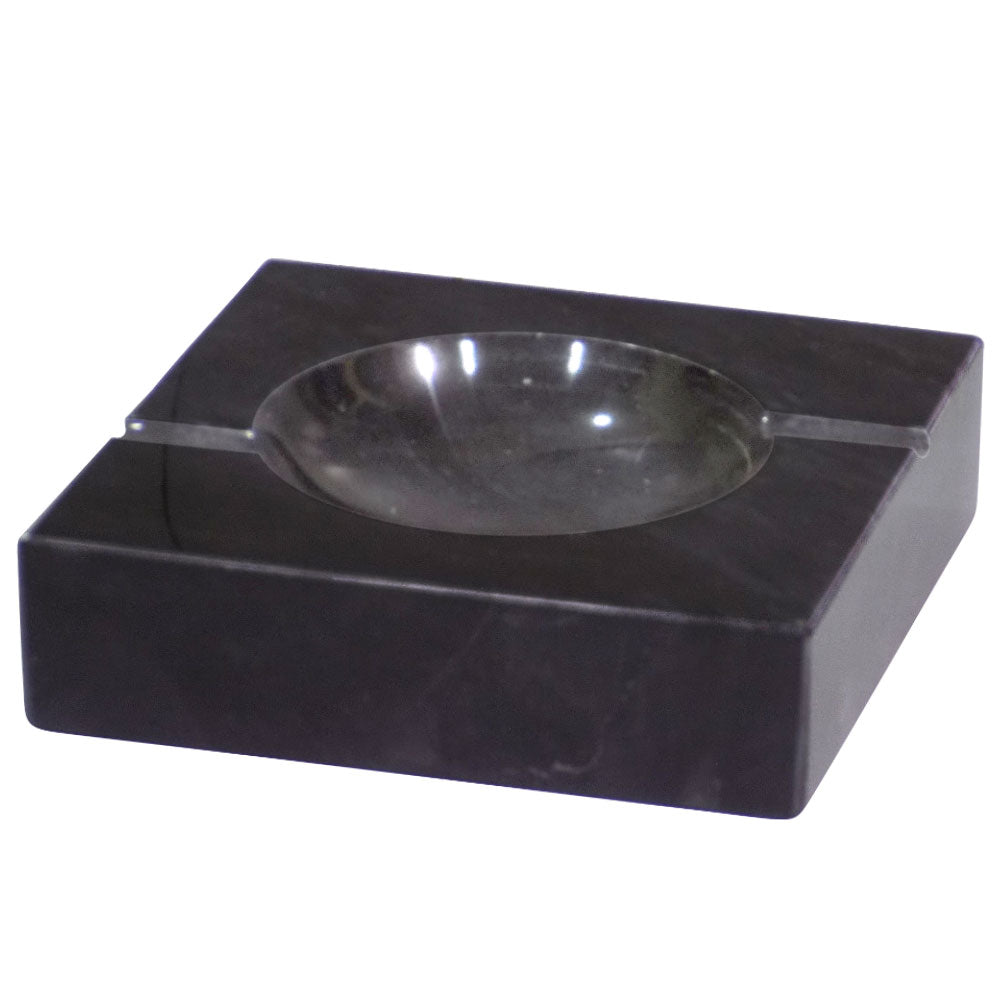 Marble Ashtray - Jet Black