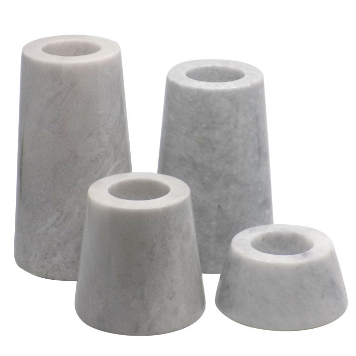 Marble Candle Holder Set