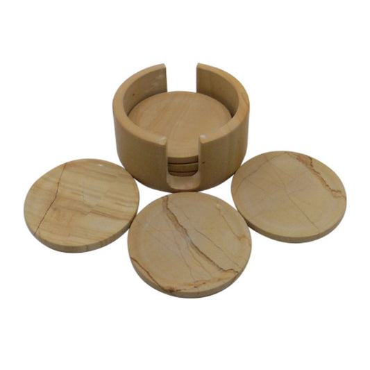 Coaster Set - Burma Teak