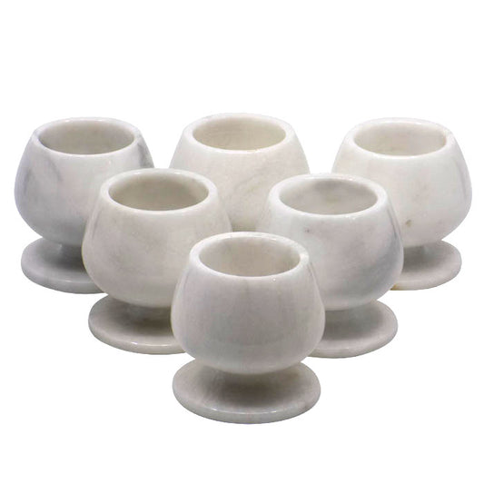 Glass Set - Ziarat White