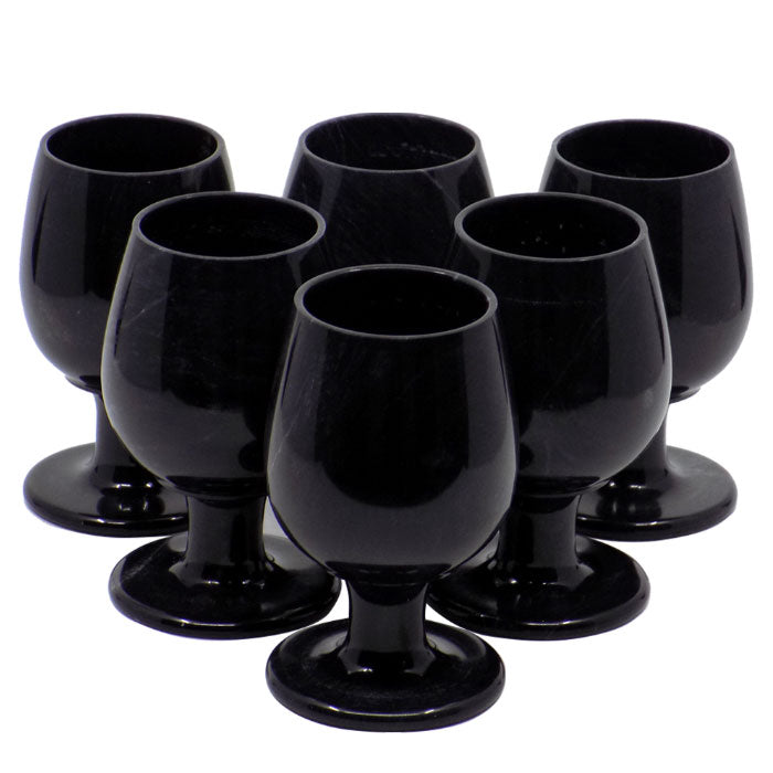 Glass Set - Jet Black