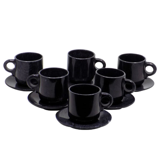 Glass Set - Jet Black