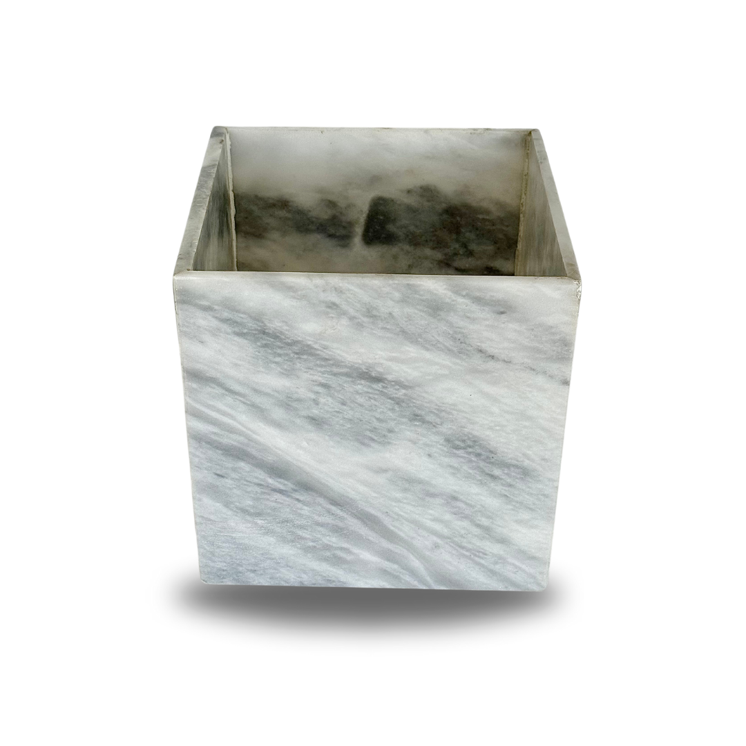 Natural Marble Waste Bin