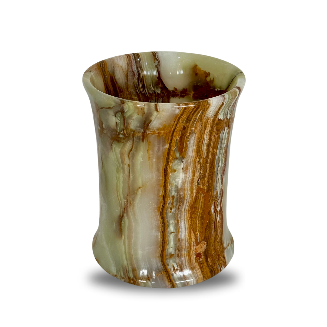 Natural Marble Waste Bin