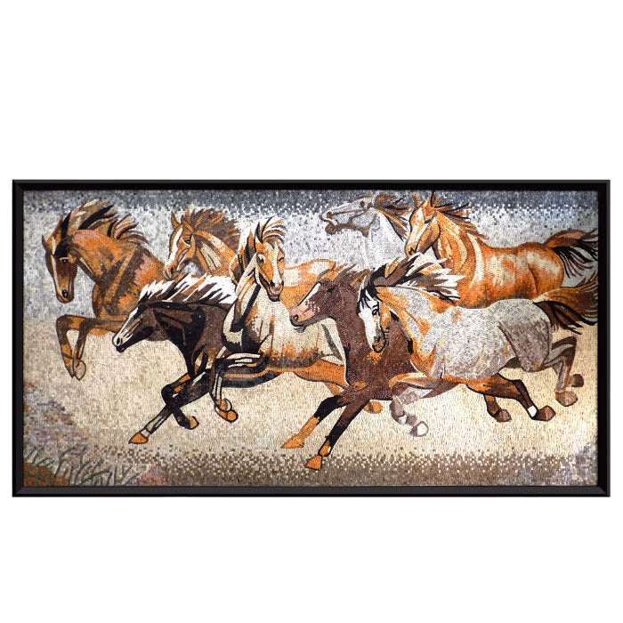 Eternal Gallop Mosaic Art - Large