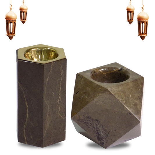 RAMADAN OFFER! Marble Burner Brown Set